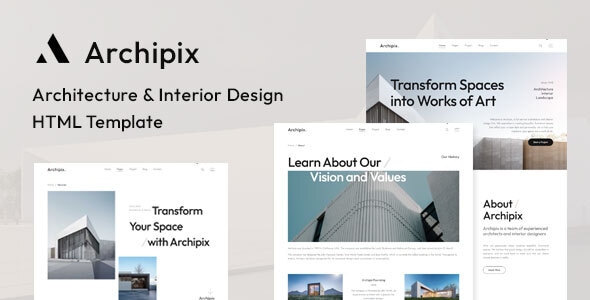 Archipix | Architecture & Interior Design HTML Template Archipix | Architecture & Interior Design HTML Template