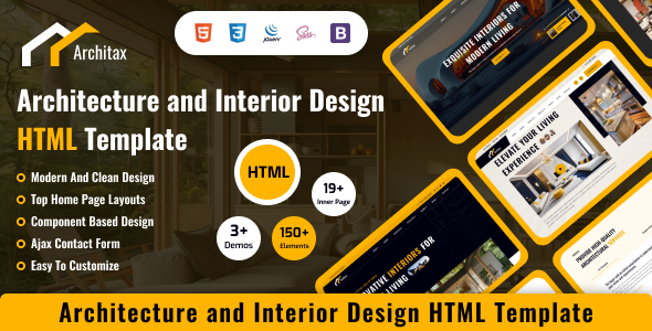 Architax - Real Estate & Interior Design HTML Template Architax - Real Estate & Interior Design HTML Template