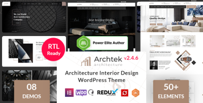Archtek -  Architecture Interior Design WordPress Theme