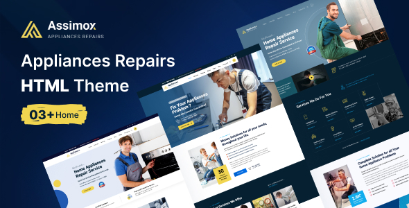 Assimox - Appliances Repair Services HTML Template Assimox - Appliances Repair Services HTML Template