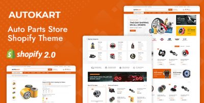 Autokart - Auto Parts and Tools Shop Shopify 2.0 Responsive Theme