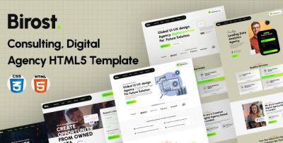 Birost - Consulting, Digital Agency HTML5 Template