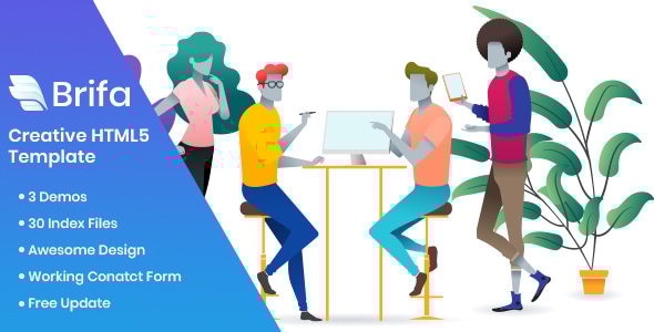 Brifa - Creative Agency HTML5 Template Brifa - Creative Agency HTML5 Template