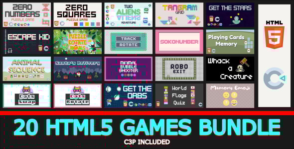Bundle - 20 HTML5 Games Bundle - 20 HTML5 Games