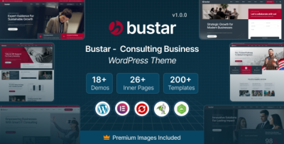 Bustar - Consulting Business WordPress Theme