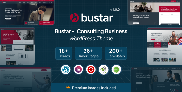 Bustar - Consulting Business WordPress Theme Bustar - Consulting Business WordPress Theme