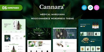 Cannara - Medical Marijuana and CBD Oil WooCommerce WordPress Theme