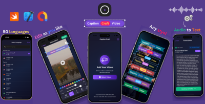 Caption Craft - AI Video Subtitle Generator for iOS