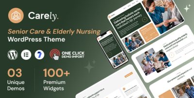 Carely - Senior Care & Elderly Nursing WordPress Theme