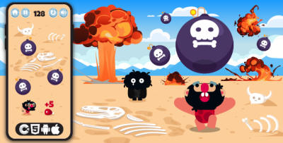 Caveman Run - HTML5 Game, Construct 3