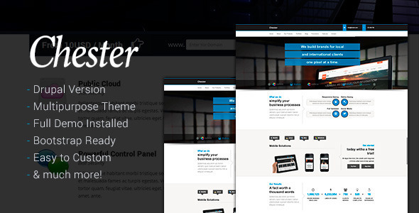 Chester Multi-Purpose And Software Drupal 7 Theme Chester Multi-Purpose And Software Drupal 7 Theme