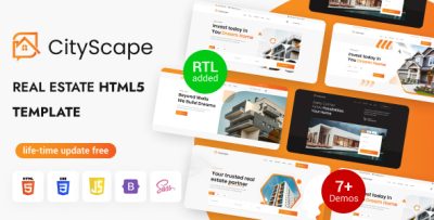 CityScape - Real Estate HTML Template Multipurpose