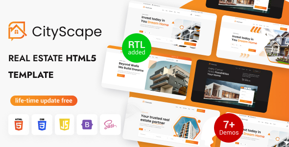 CityScape – Real Estate HTML Template Multipurpose CityScape – Real Estate HTML Template Multipurpose