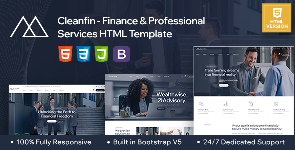 Cleanfin - Finance Consulting HTML Template Cleanfin - Finance Consulting HTML Template