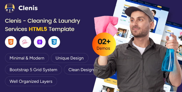 Clenis – Cleaning Services Tailwind CSS Template Clenis – Cleaning Services Tailwind CSS Template