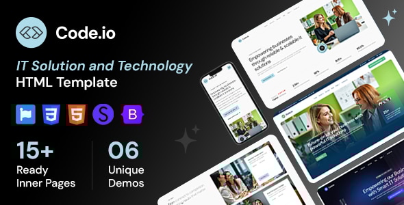 Codeio - IT Solution and Technology HTML Template Codeio - IT Solution and Technology HTML Template