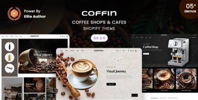 Coffin - Coffee Shops & Cafes Shopify 2.0 Theme