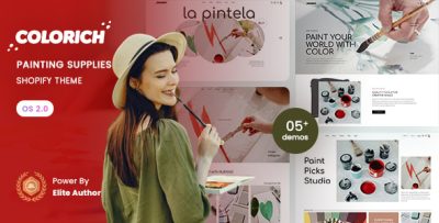 Colorich - Painting Supplies Store Shopify 2.0 Theme