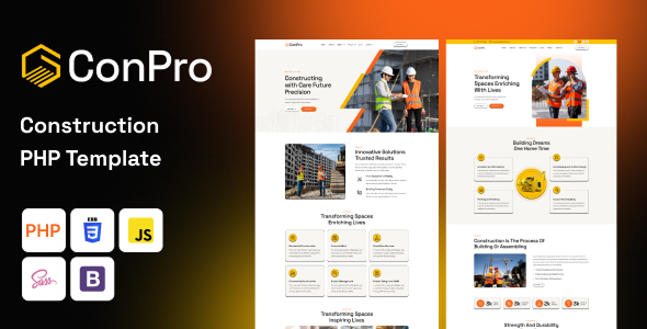ConPro - Construction PHP Template ConPro - Construction PHP Template