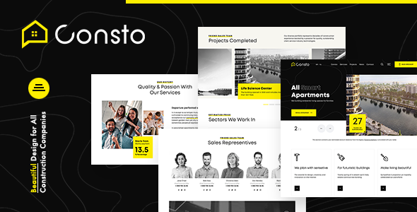 Consto | Industrial Construction Company Theme Consto | Industrial Construction Company Theme