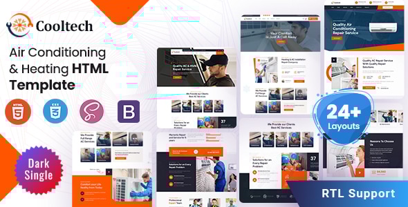 Cooltech - Air Conditioning & Heating HTML Template Cooltech - Air Conditioning & Heating HTML Template