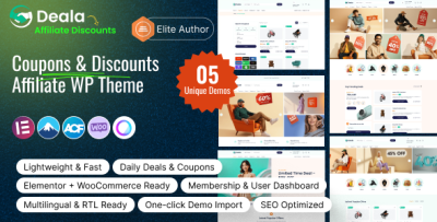 Deala - Coupons and Deals Affiliate WordPress Theme