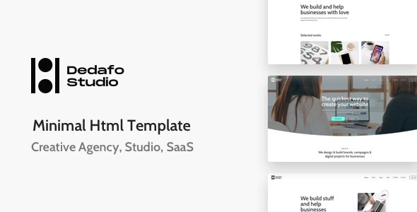 Dedafo - Corporate, SaaS, Technology HTML Minimal Template Dedafo - Corporate, SaaS, Technology HTML Minimal Template