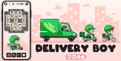 Delivery Boy - HTML5 Game, Construct 3