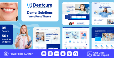 Dentcure - Dentist & Dental Clinic WordPress Theme