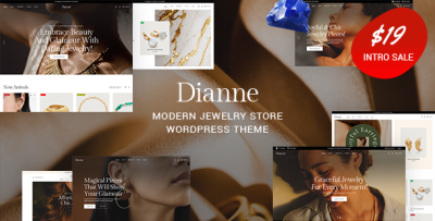 Dianne - Modern Jewelry Store WordPress Theme