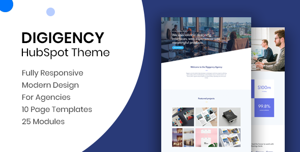 Digigency - Modern Agency HubSpot Theme Digigency - Modern Agency HubSpot Theme