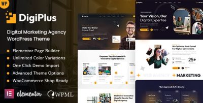 Digiplus - Digital Marketing Agency WordPress Theme