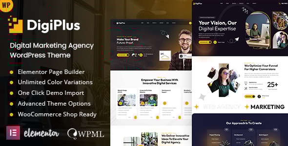 Digiplus - Digital Marketing Agency WordPress Theme Digiplus - Digital Marketing Agency WordPress Theme