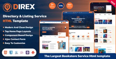 Direx - Directory & Listing Service HTML Template