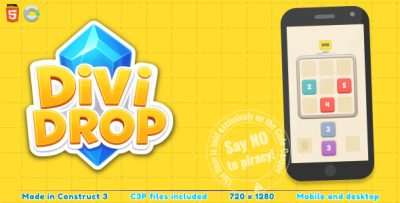 DiviDrop - HTML5 Math game