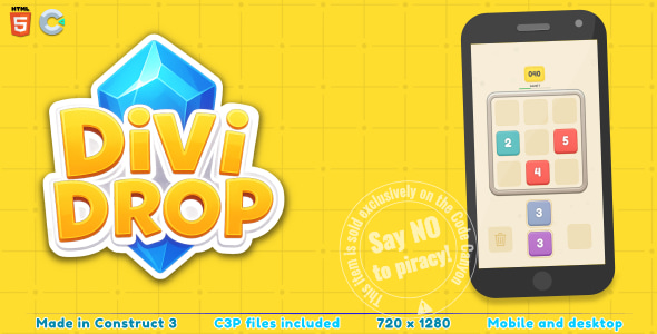DiviDrop - HTML5 Math game DiviDrop - HTML5 Math game