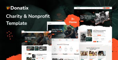 Donatix - Charity & Nonprofit Laravel Template