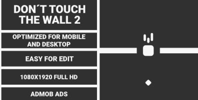Don't Touch The Wall 2 (HTML5 Game + Construct 3)