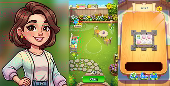 Dreamy Rooms - Tile Adventure HTML5 Game - Puzzle Game - Construct 3 Dreamy Rooms - Tile Adventure HTML5 Game - Puzzle Game - Construct 3