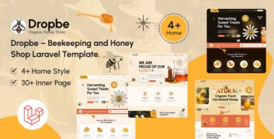 Dropbe - Beekeeping and Honey Shop Laravel Template