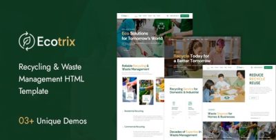Ecotrix | Recycling & Waste Management HTML Template