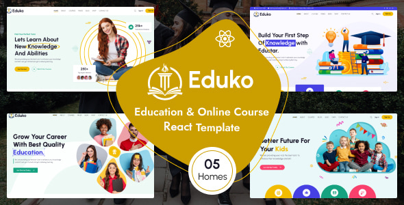Eduko - Online Course & Education React Template Eduko - Online Course & Education React Template
