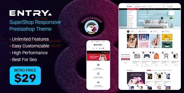 Entry - Supershop Responsive Prestashop Theme Entry - Supershop Responsive Prestashop Theme