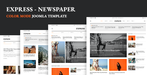 Express - Newspaper & News Joomla 5 Template Express - Newspaper & News Joomla 5 Template