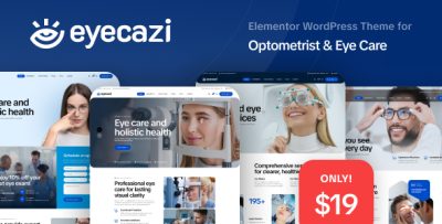 Eyecazi - Optometrist & Eye Care WordPress Theme