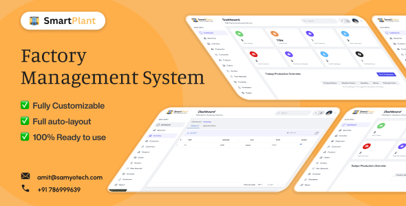 Factory Management System | Manufacturing ERP System | Factory Automation Software Factory Management System | Manufacturing ERP System | Factory Automation Software