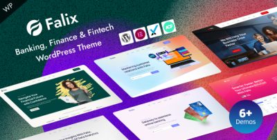 Falix – Fintech & Banking Finance WordPress Theme
