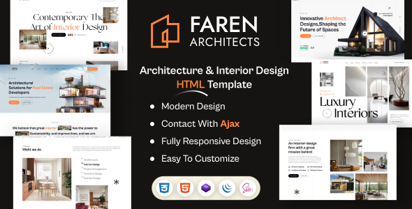 Faren - Architecture & Interior Design HTML Template Faren - Architecture & Interior Design HTML Template