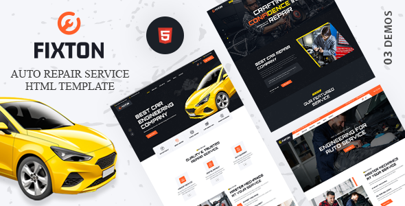Fixton - Auto Repair Services HTML5 Template Fixton - Auto Repair Services HTML5 Template