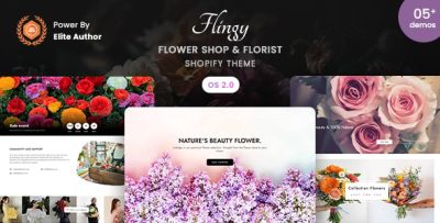 Flingy - Flower Shop & Florist Responsive Shopify 2.0 Theme